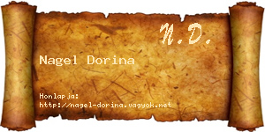 Nagel Dorina névjegykártya
