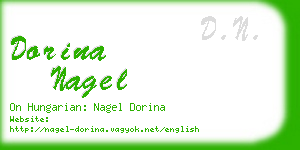 dorina nagel business card